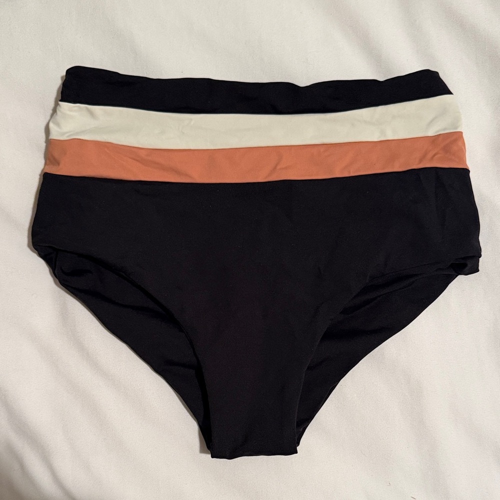 Black High-Waisted Bikini Bottom
